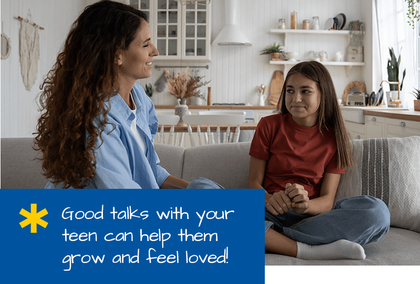 Good talks with your teen can help